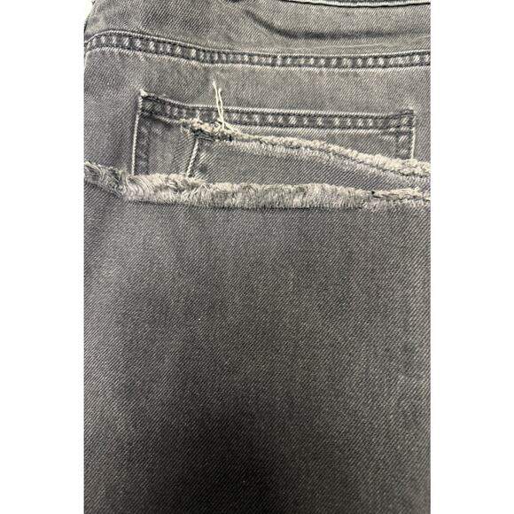 Universal Thread High Rise Straight Jeans Womens Size 16 Gray Raw Hem New - Picture 9 of 9